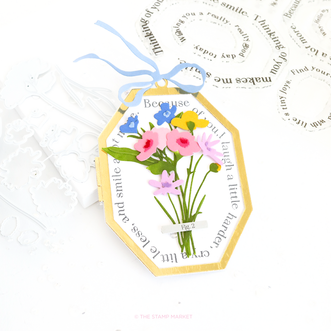 FRAMED WITH A RIBBON DIE