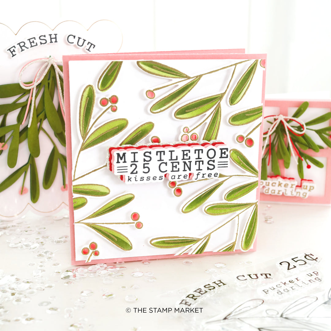 MISTLETOE &amp; GREETINGS STAMP