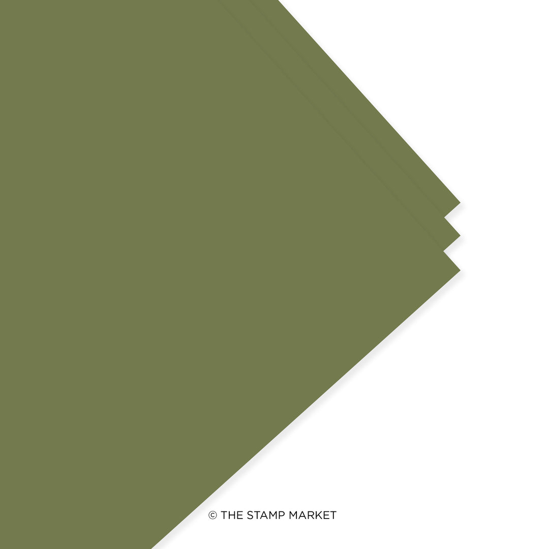 MOSSY CARDSTOCK