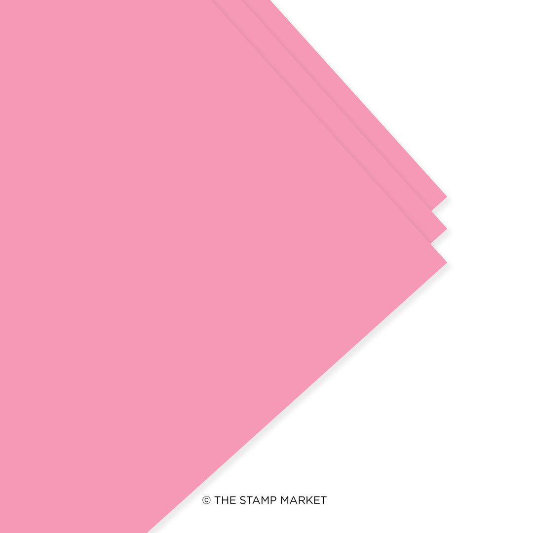 Rosy Cardstock