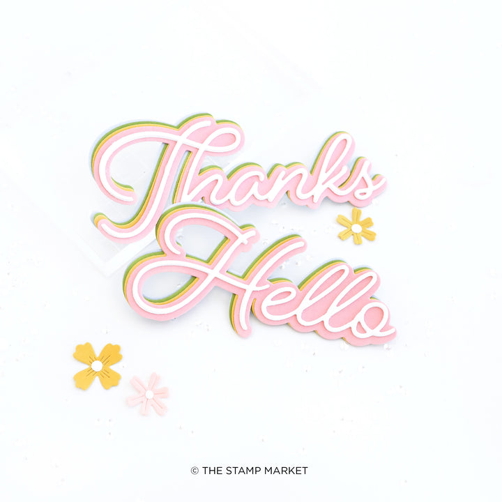 HELLO &amp; THANKS DIES