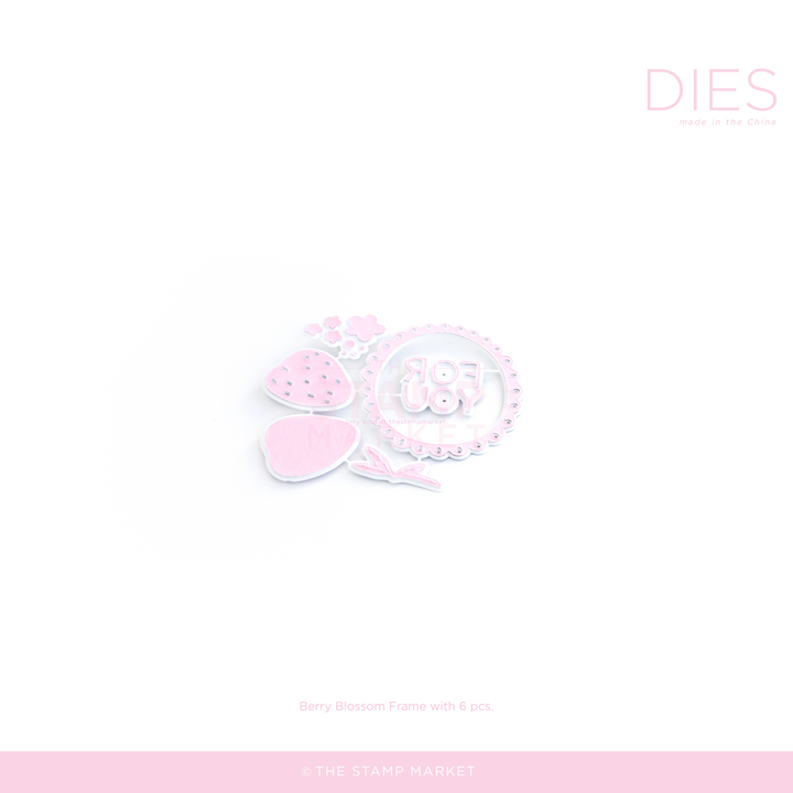 BERRY BLOSSOM FRAME DIE