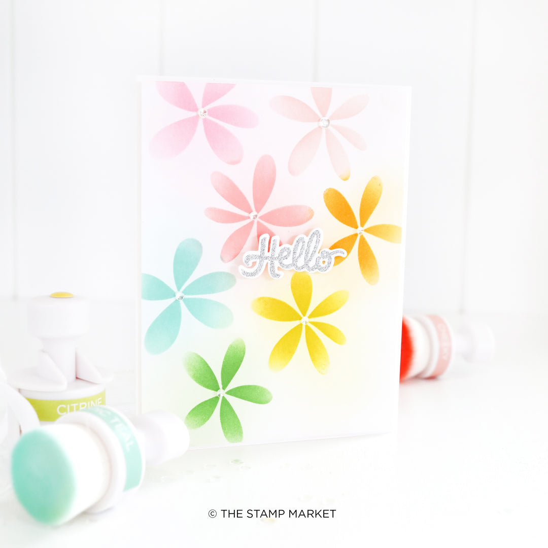 DAISIES &amp; MORE STENCIL
