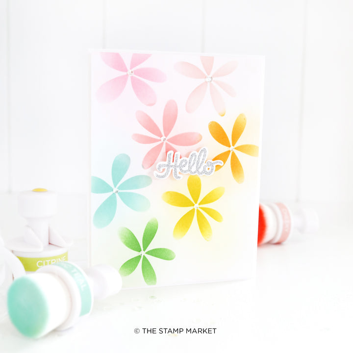 DAISIES &amp; MORE STENCIL
