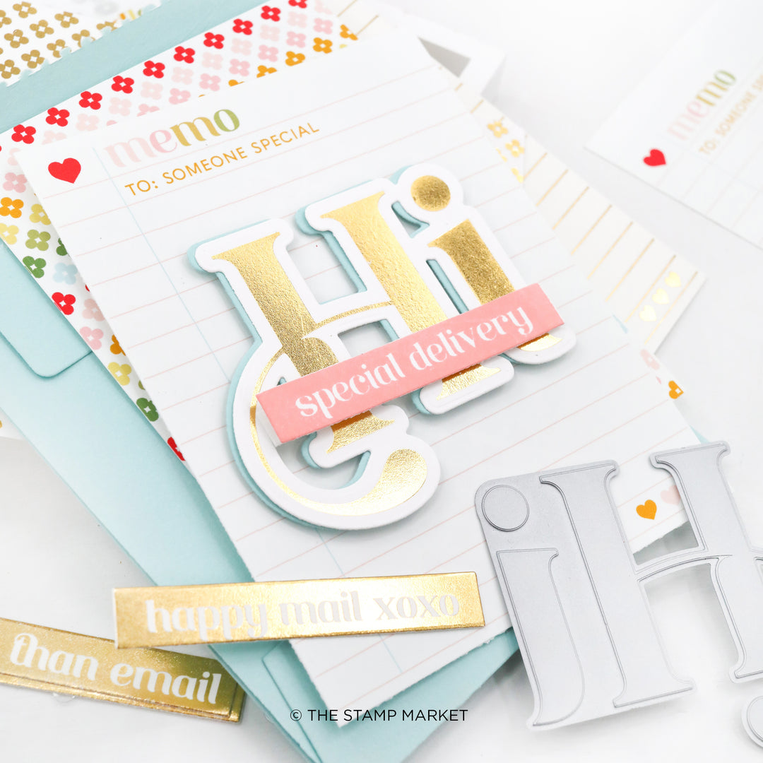 STAMP &amp; CUT SALUTATIONS