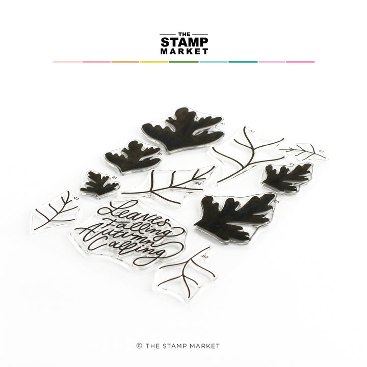 FALLING LEAVES STAMP &amp; DIE BUNDLE