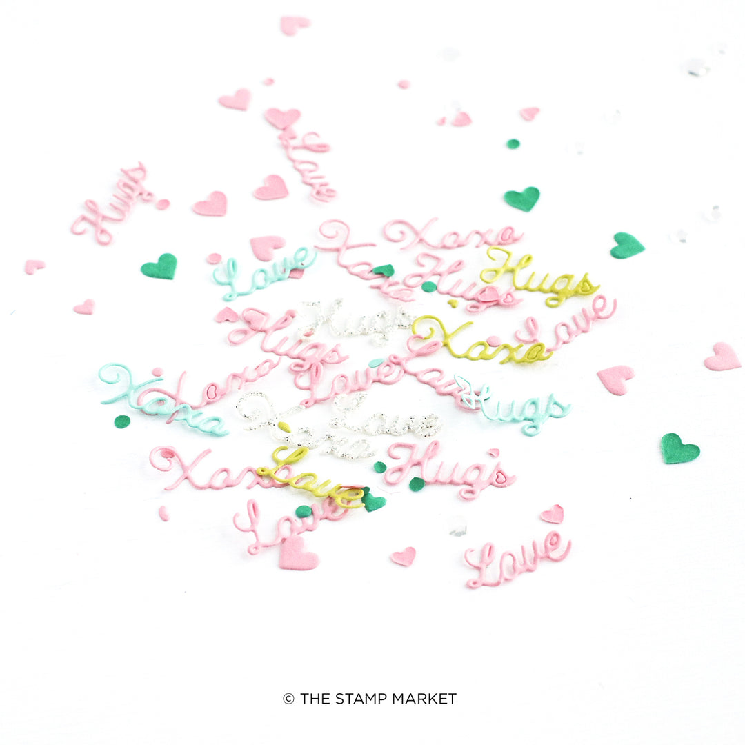 LOVE &amp; CONFETTI DIE