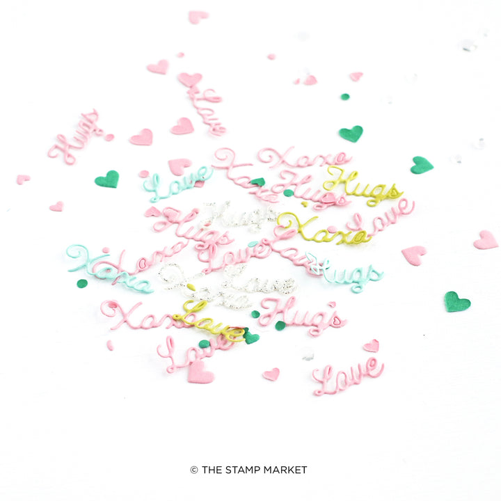 LOVE &amp; CONFETTI DIE