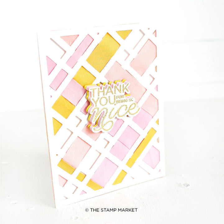 PLAID RIBBON COVER DIE
