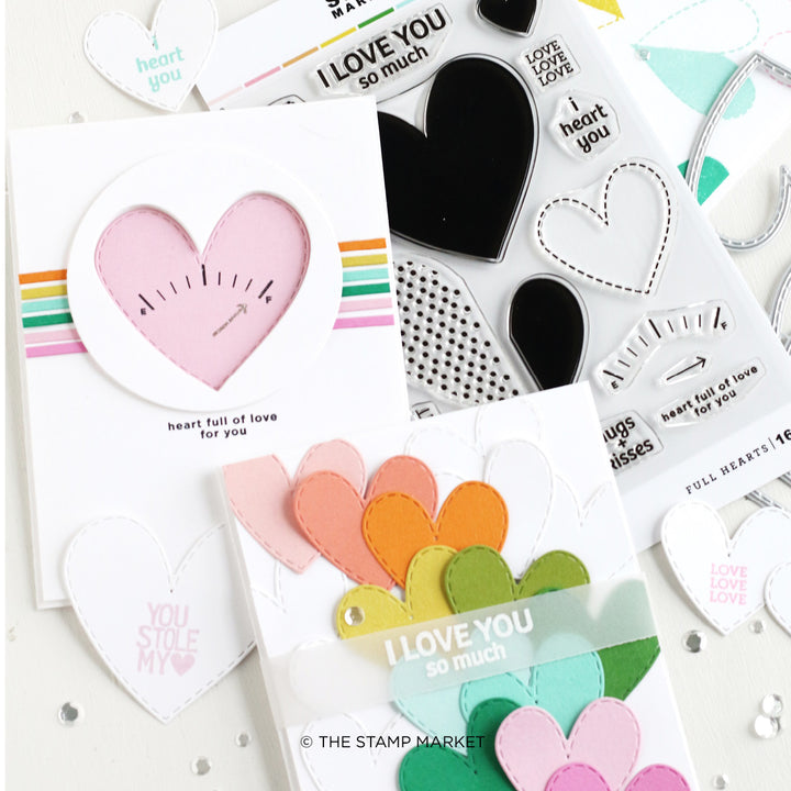 Stitched Hearts Dies